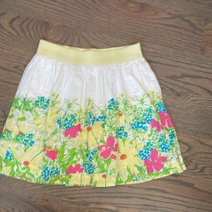 Lilly Pulitzer elastic waist skirt with pockets size small